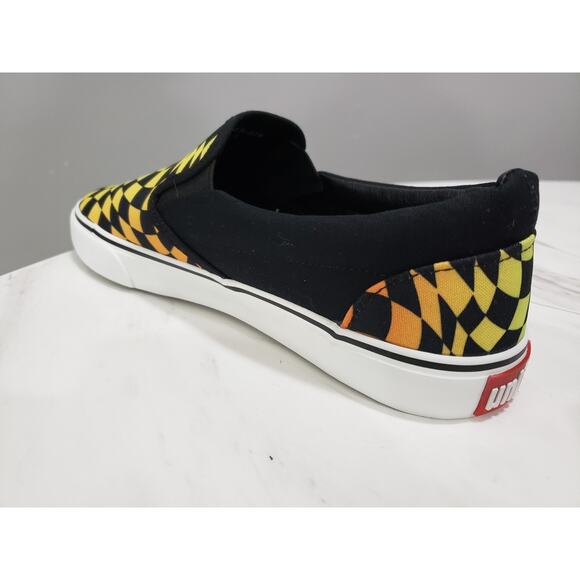 NEW NO BOX Ecko SLIP-ON Checkerboard Shoes Size 9 psychedelic Tie Dye hippie Men main image 7